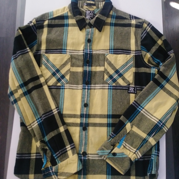NWOT BILLABONG Flannel Shirt Striped Sz M - Picture 6 of 6